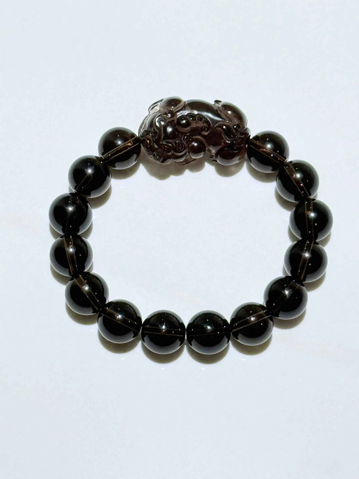 Transform Your Life with Our Smoky Quartz Pixiu Bracelet: Harness Protection & Wealth
