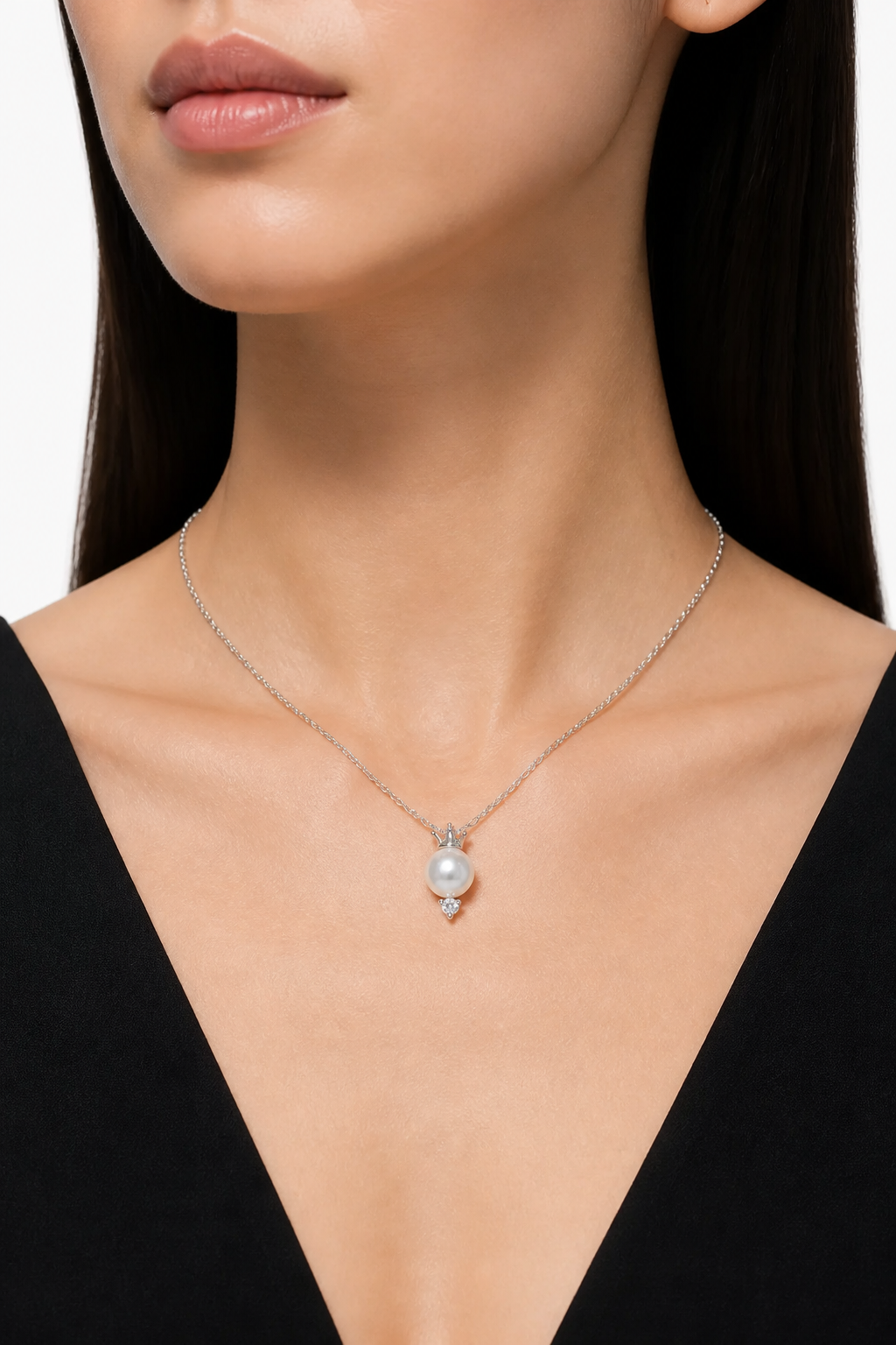 Freshwater Pearl Sterling Silver Necklace - NekokOi