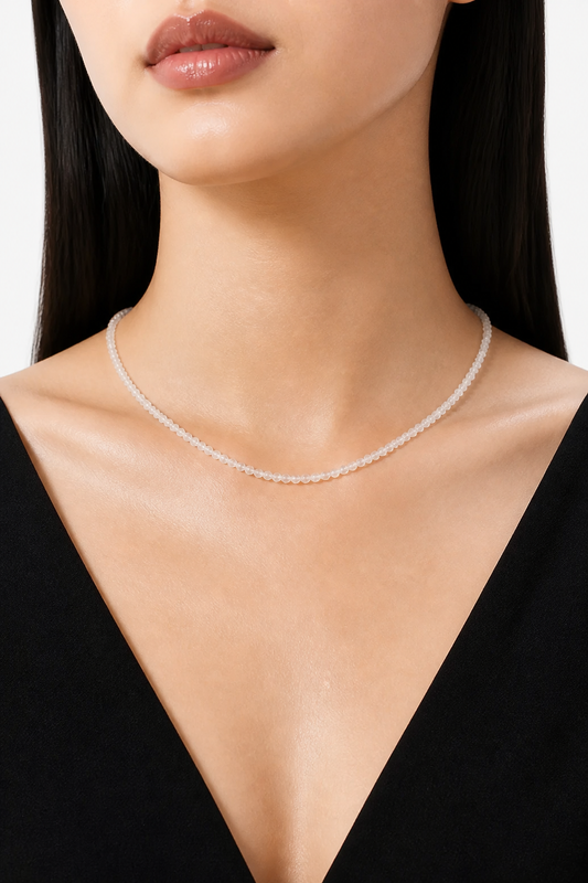 Clear Quartz Baby Necklace - NekokOi