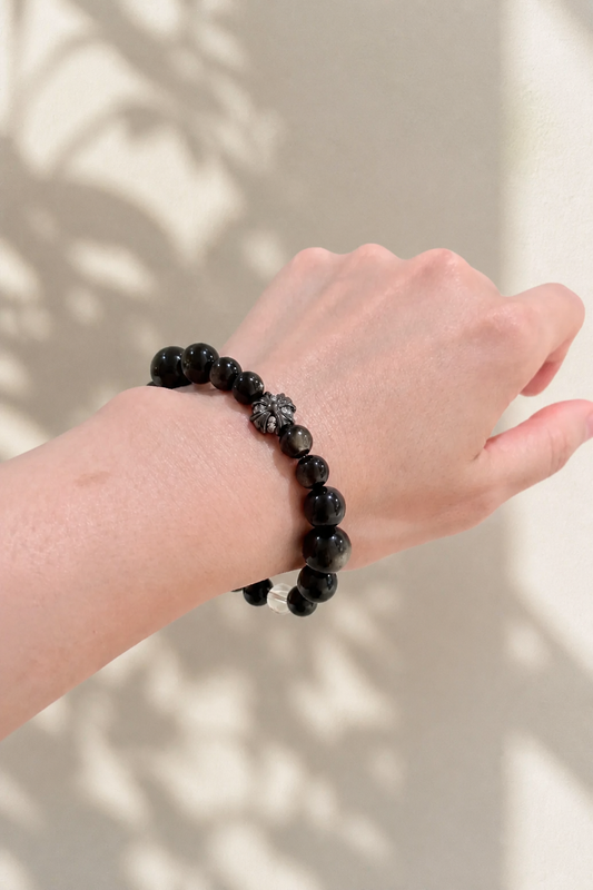 Golden Obsidian × Lemon Citrine Bracelet - NekokOi