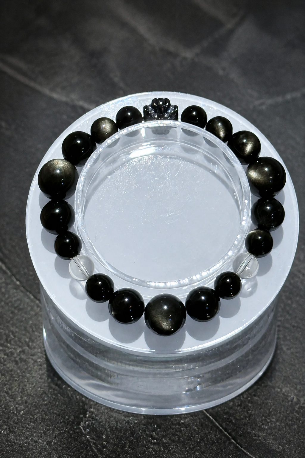 Golden Obsidian × Lemon Citrine Bracelet - NekokOi