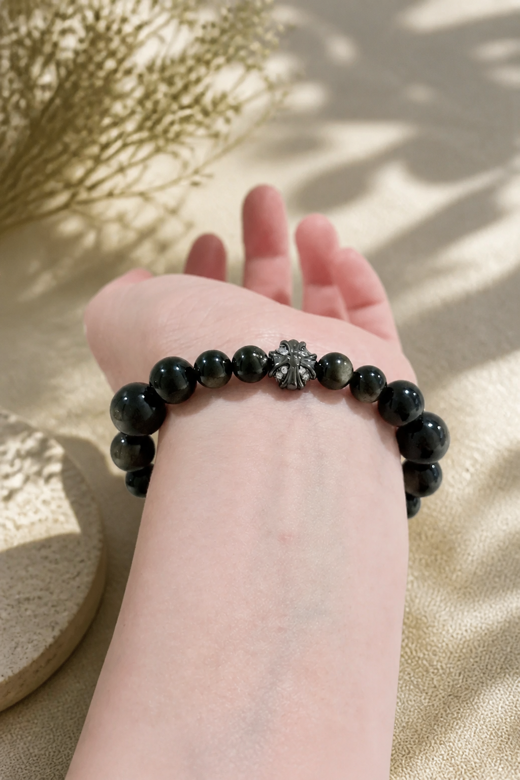 Golden Obsidian × Lemon Citrine Bracelet - NekokOi