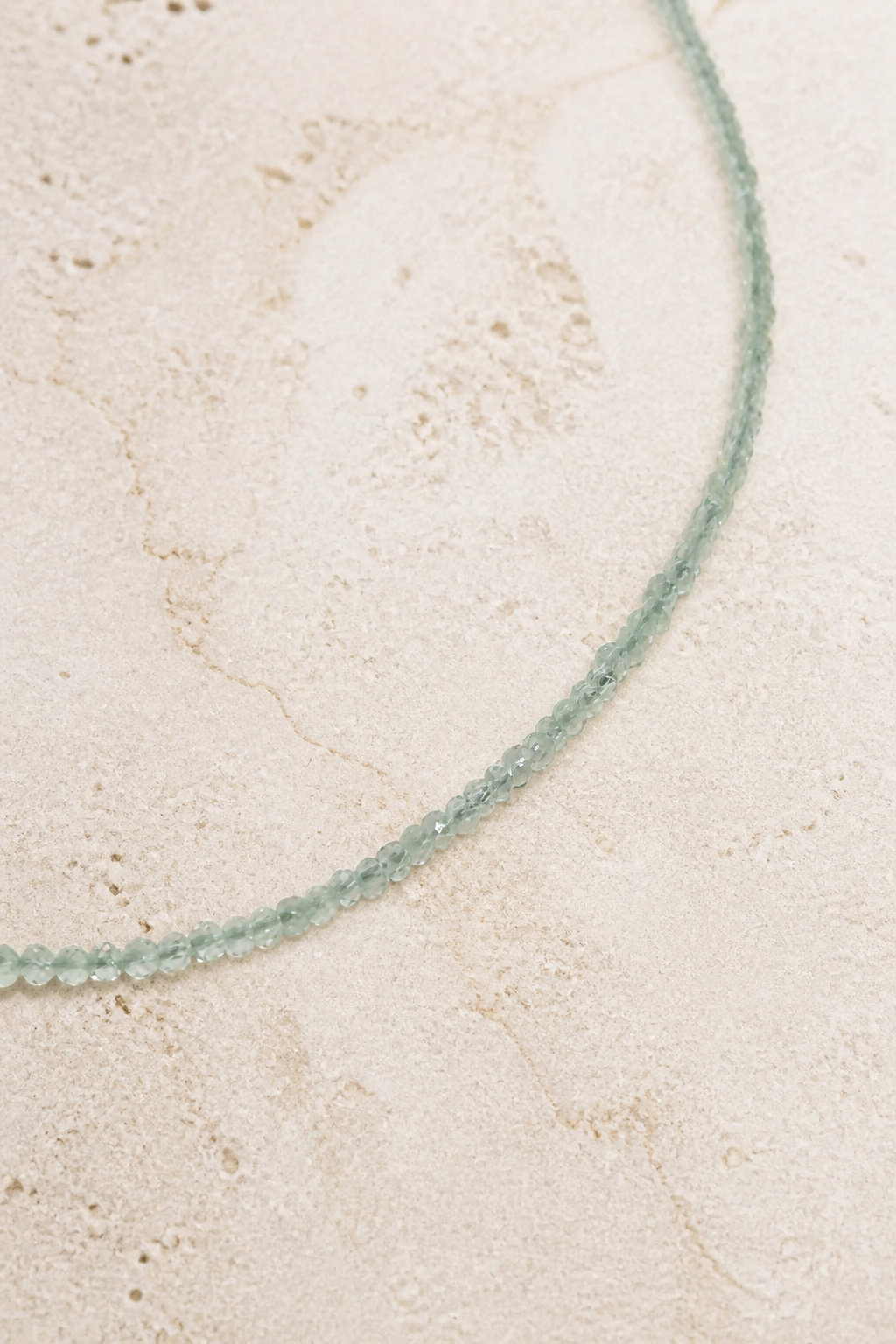 Prehnite Baby Necklace: Embrace Healing and Intuition for Your Little One