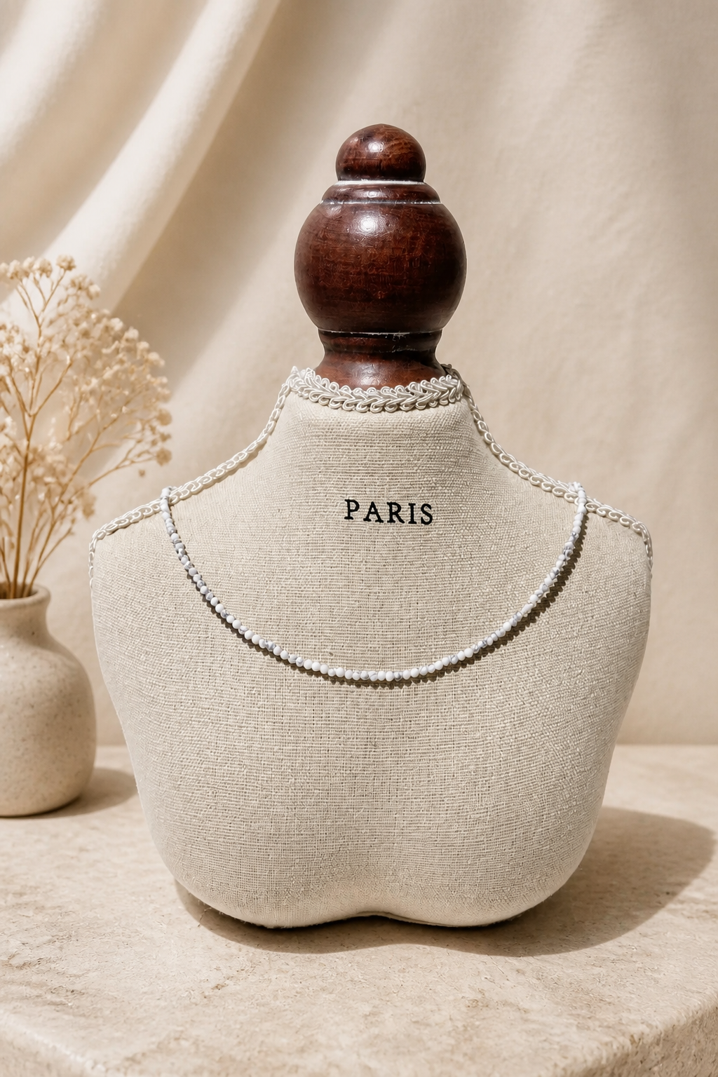 Howlite Baby Necklace for Calmness and Mindfulness