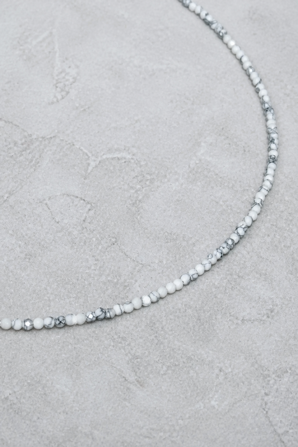 Howlite Baby Necklace for Calmness and Mindfulness