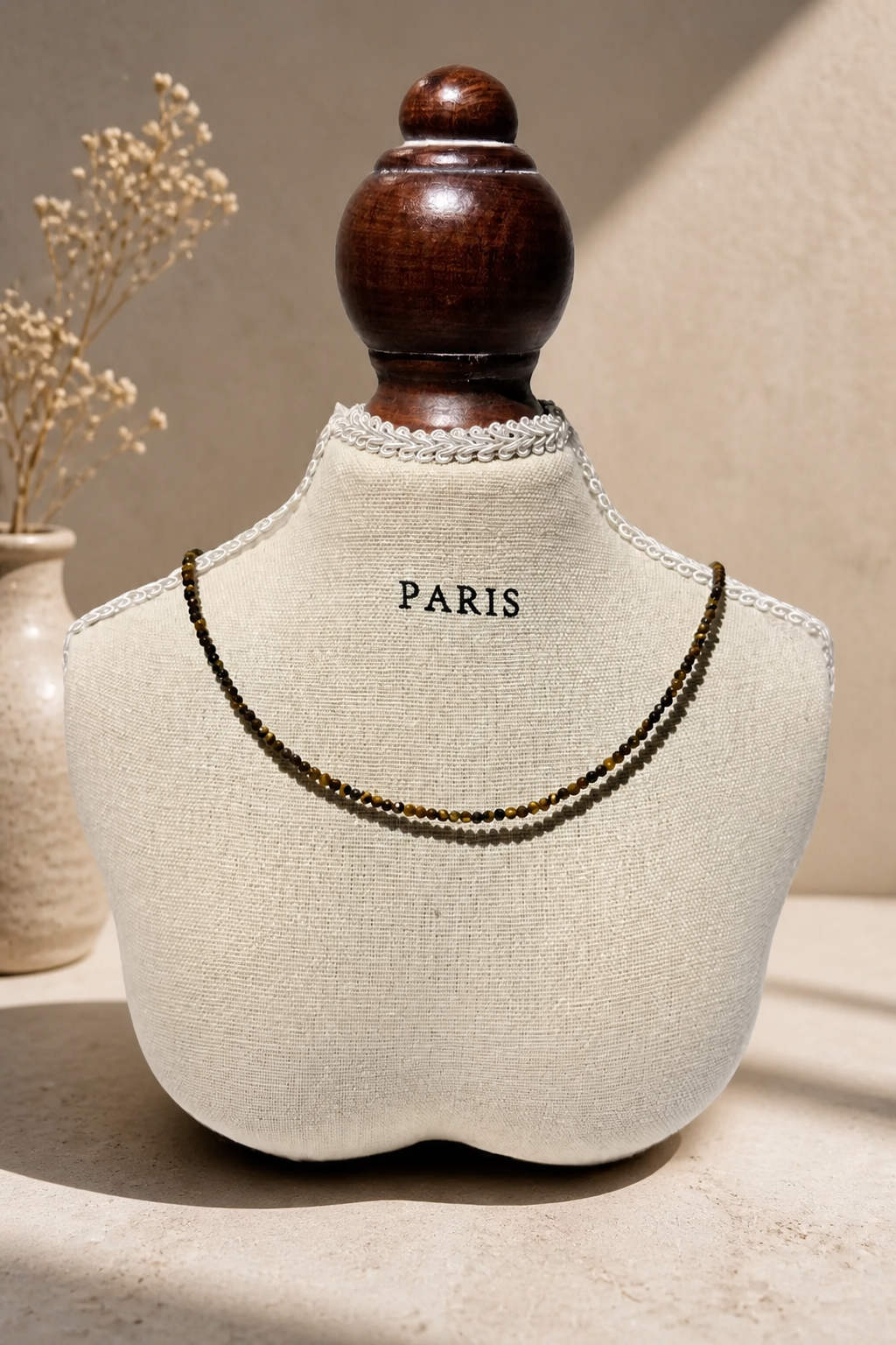 Empower Your Child with the Tiger's Eye Baby Necklace: A Stylish Symbol of Confidence