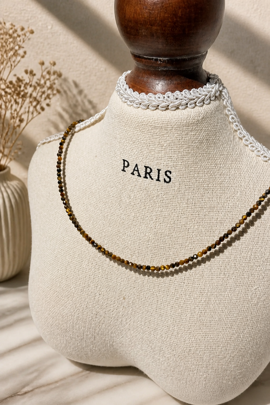 Empower Your Child with the Tiger's Eye Baby Necklace: A Stylish Symbol of Confidence