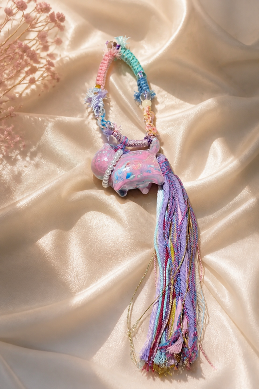 Handcrafted Lacquer Cat Pendant: A Touch of Artistry and Good Fortune