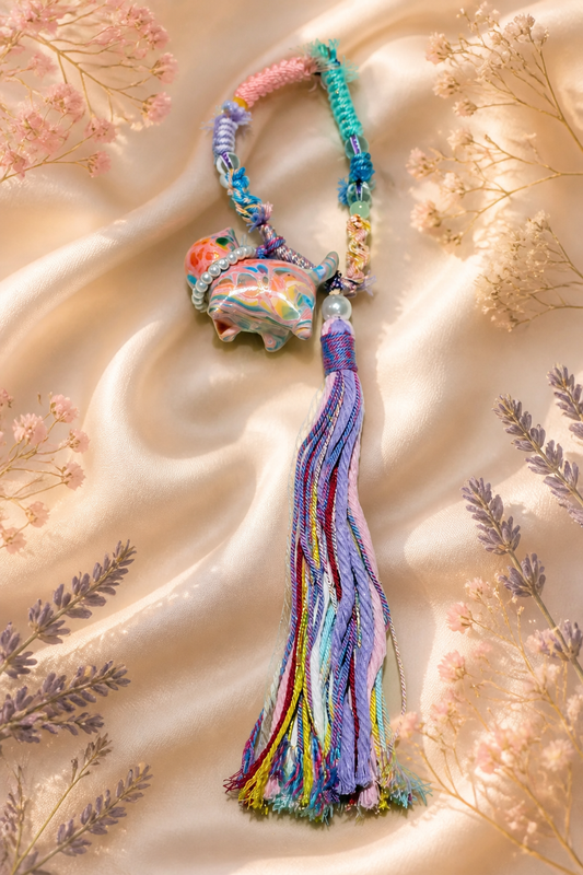 Handcrafted Lacquer Cat Pendant – A Touch of Artistry and Luck for Your Life