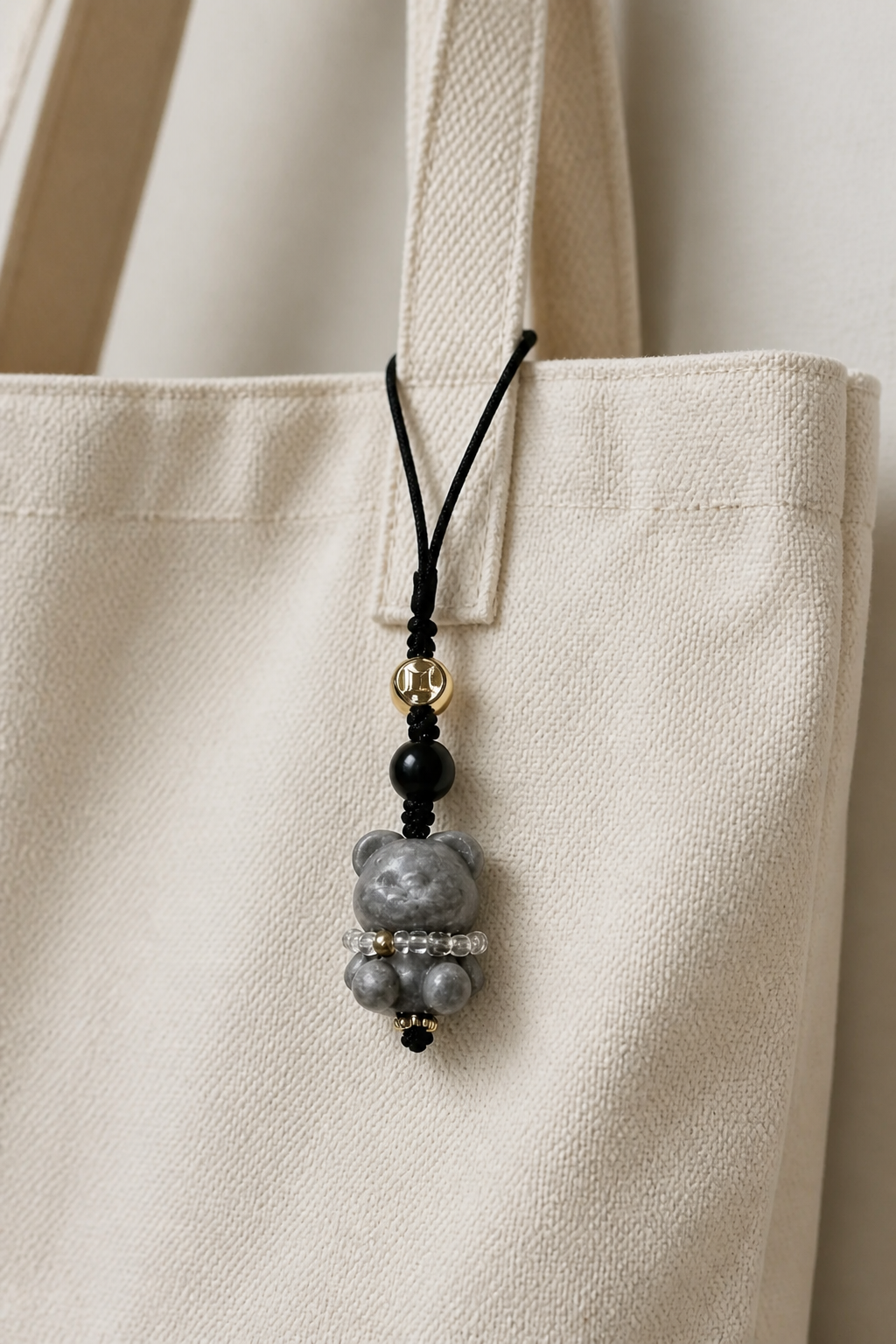 Discover the Magic of Silver Obsidian Bear Charm – Embrace Strength & Sweetness