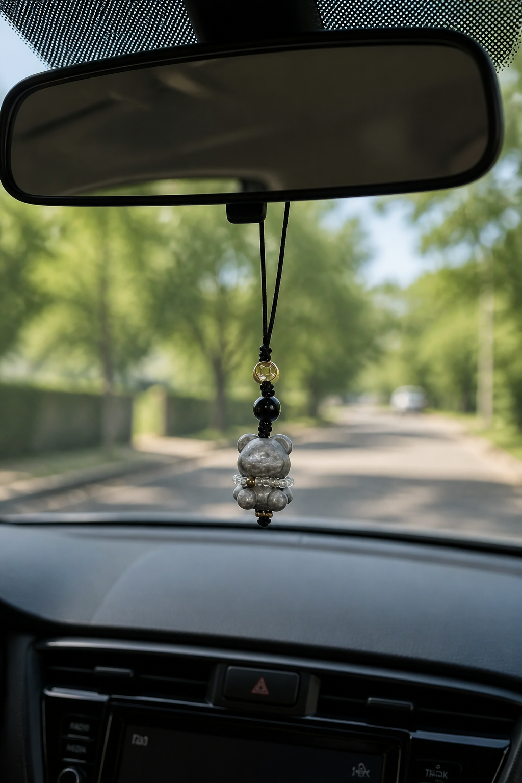 Discover the Magic of Silver Obsidian Bear Charm – Embrace Strength & Sweetness