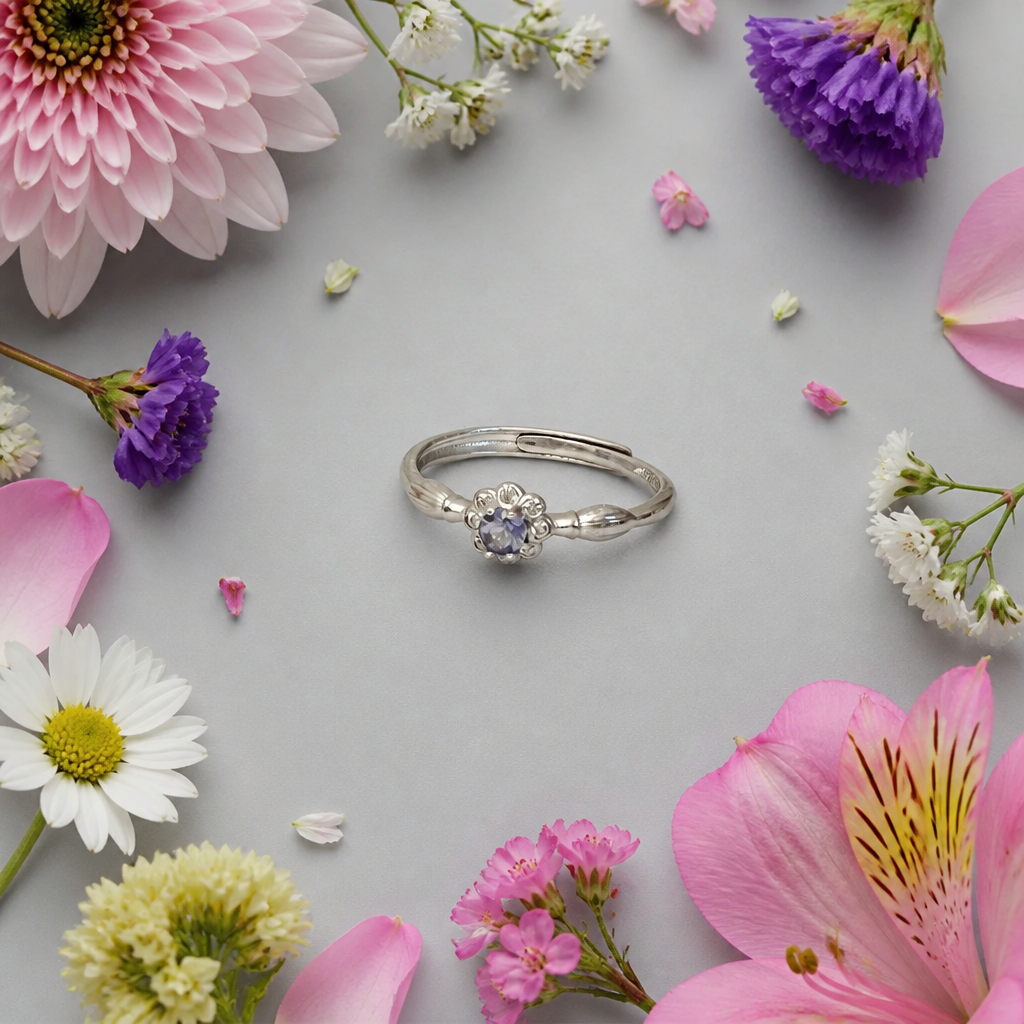Ocean Star Tanzanite Ring