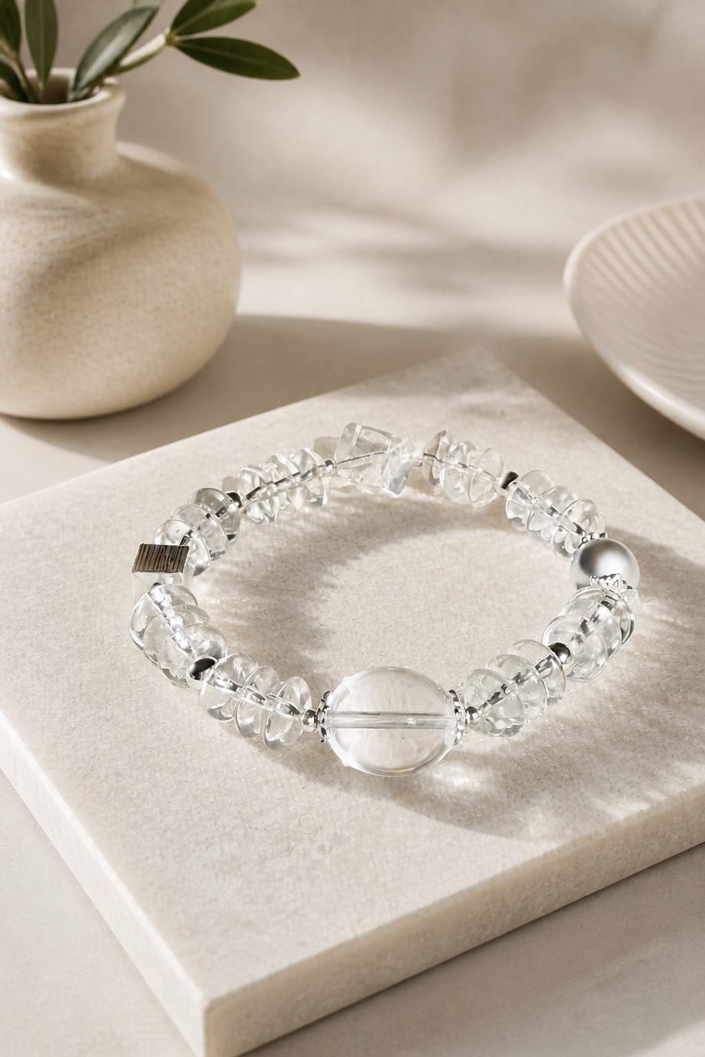 Clear Quartz Energy Bracelet