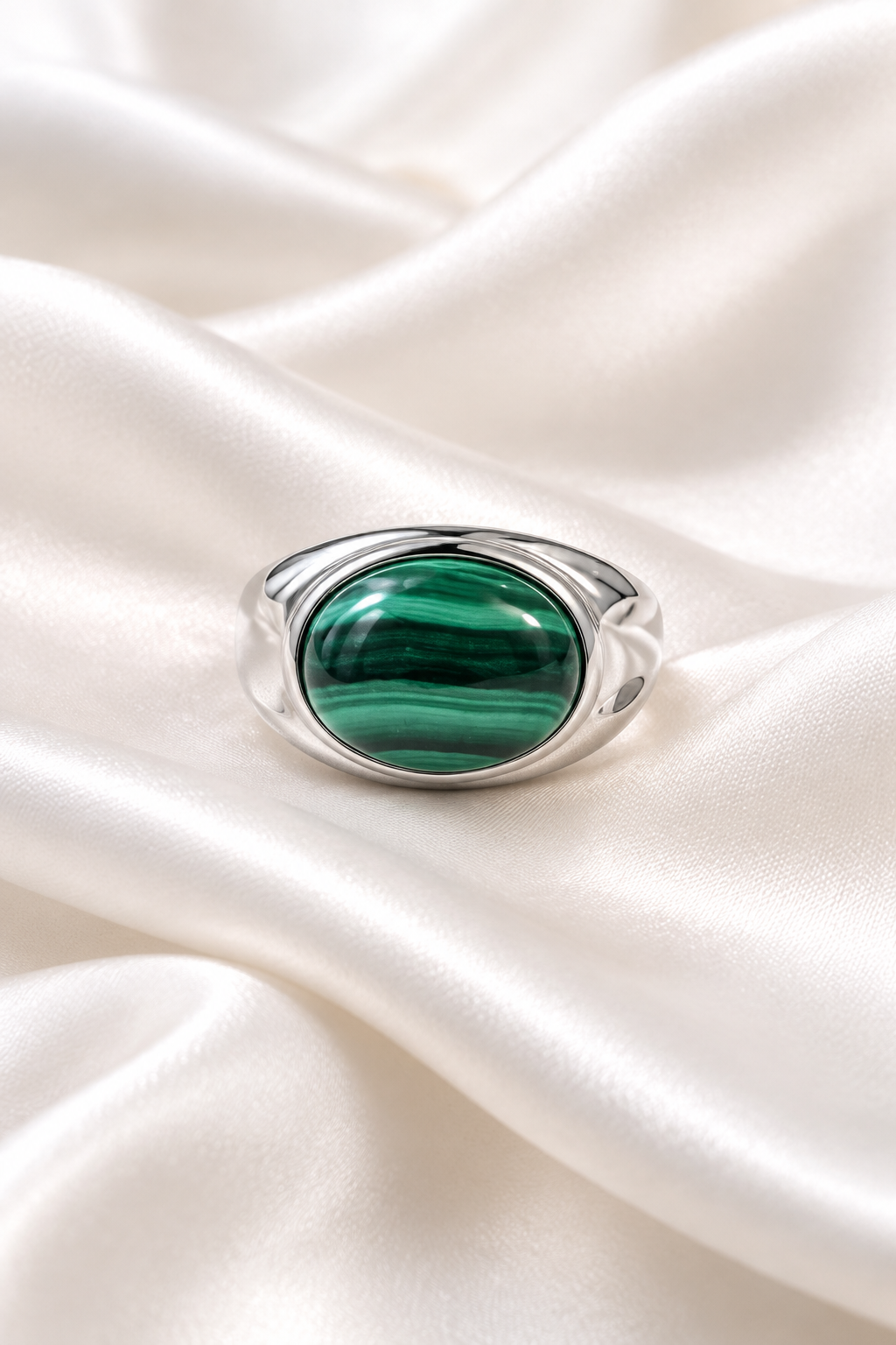 Malachite S925 Silver Ring