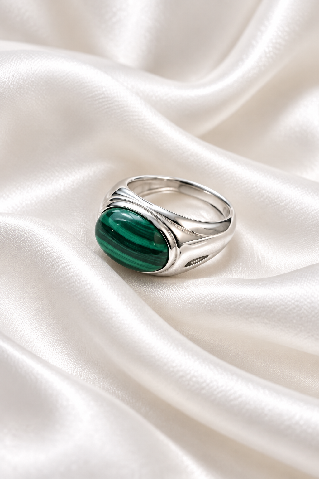 Malachite S925 Silver Ring