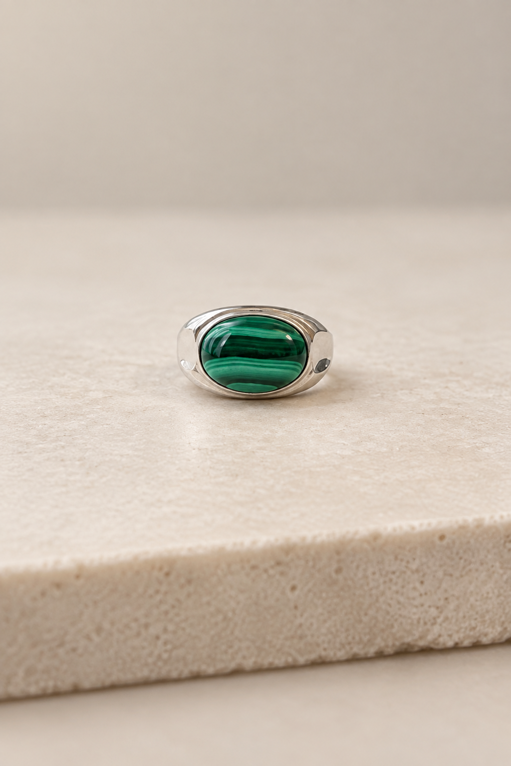 Malachite S925 Silver Ring
