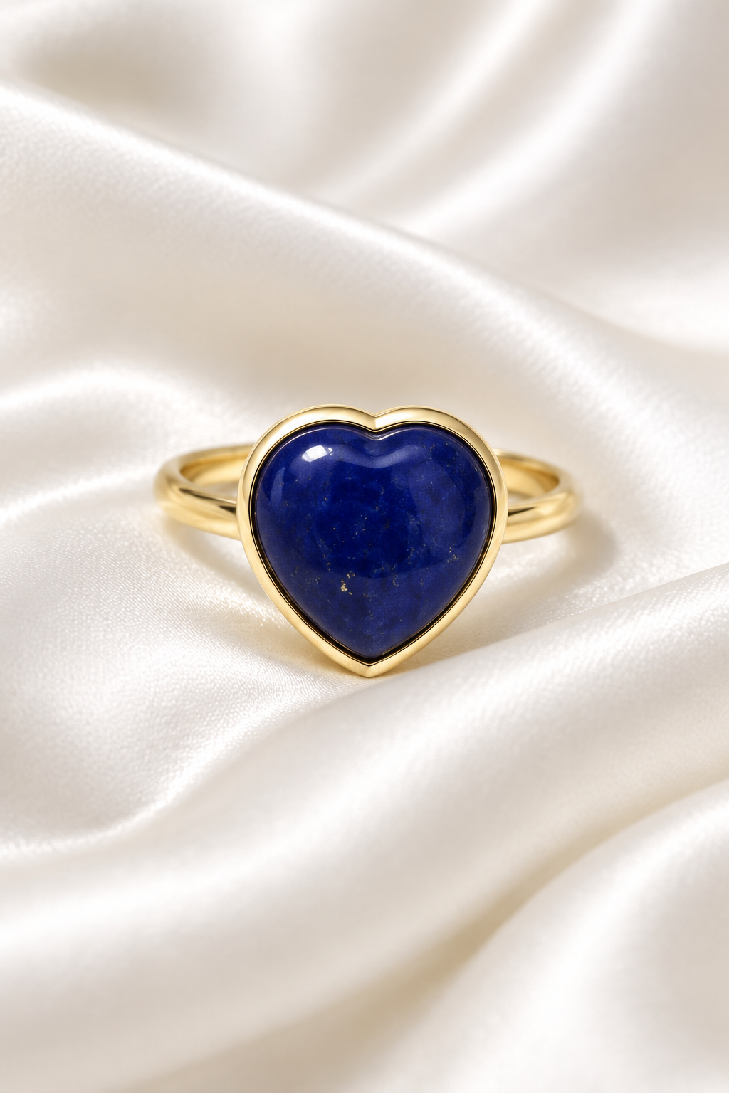 Lapis Lazuli Heart Ring
