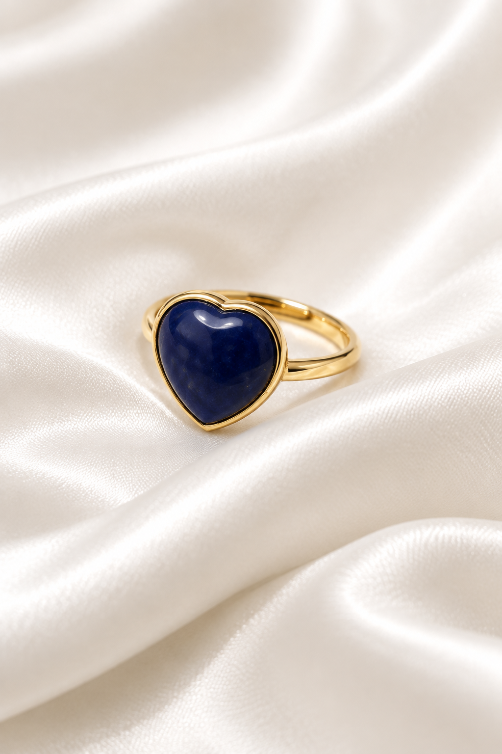 Lapis Lazuli Heart Ring