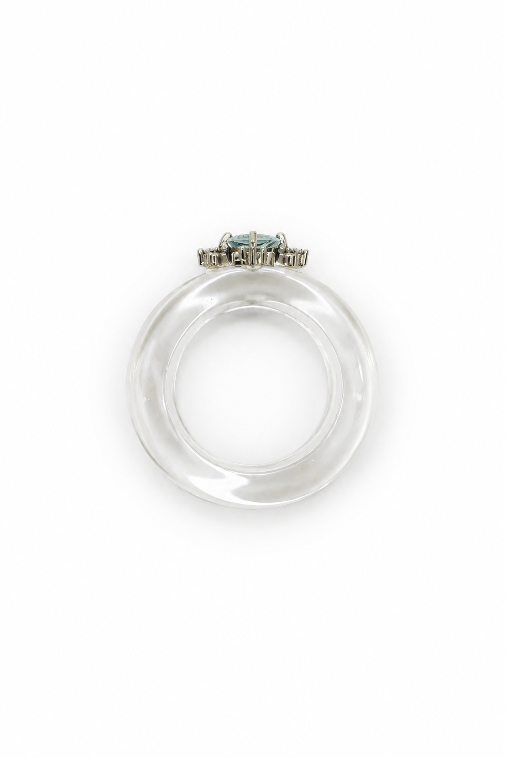 Topaz & Clear Quartz Ring
