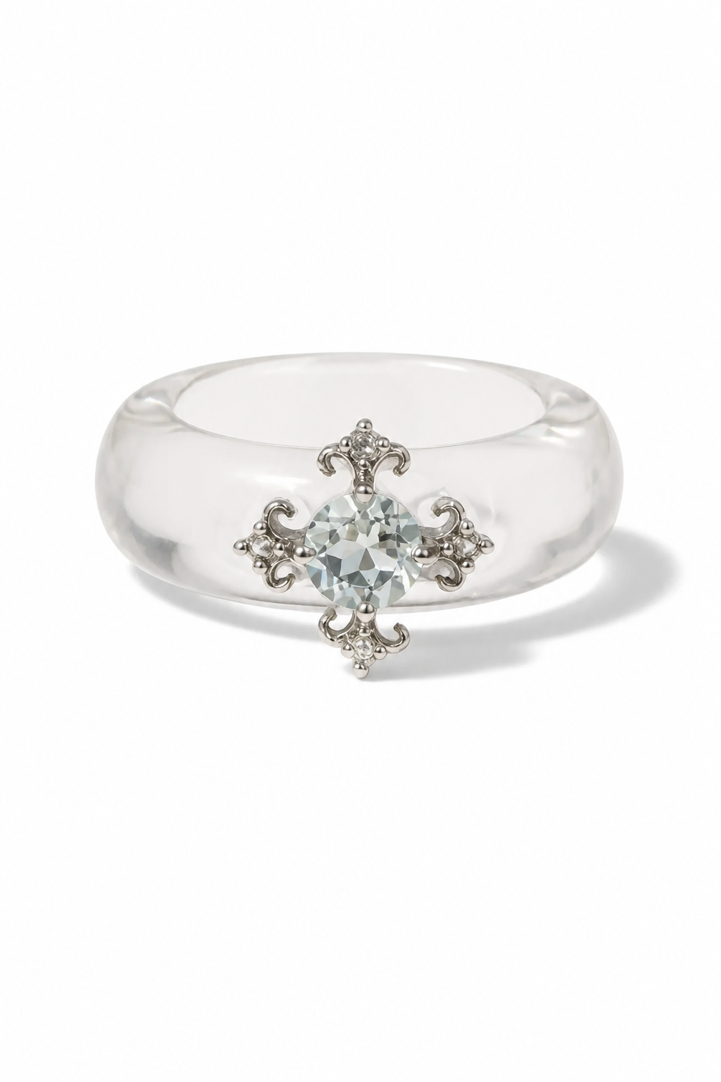 Topaz & Clear Quartz Ring