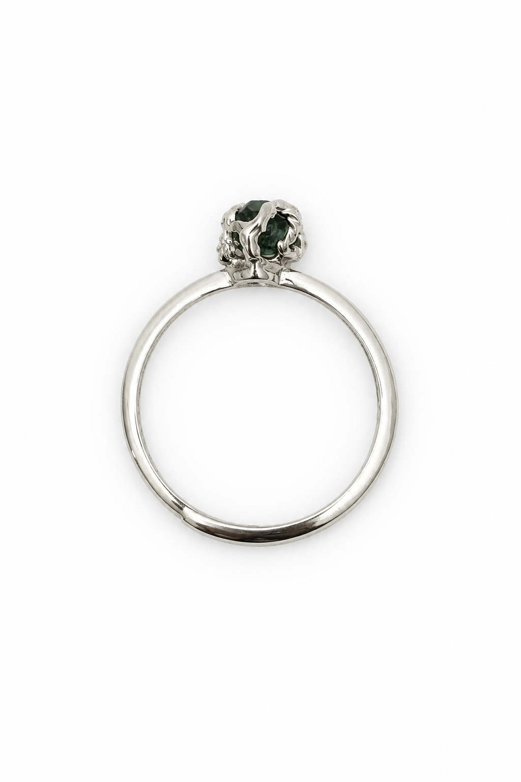Blue Tourmaline S925 Adjustable Ring