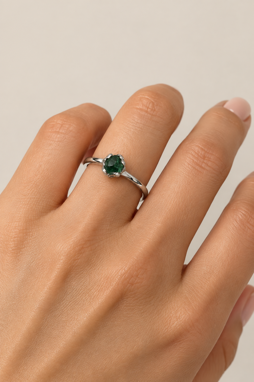 Blue Tourmaline S925 Adjustable Ring