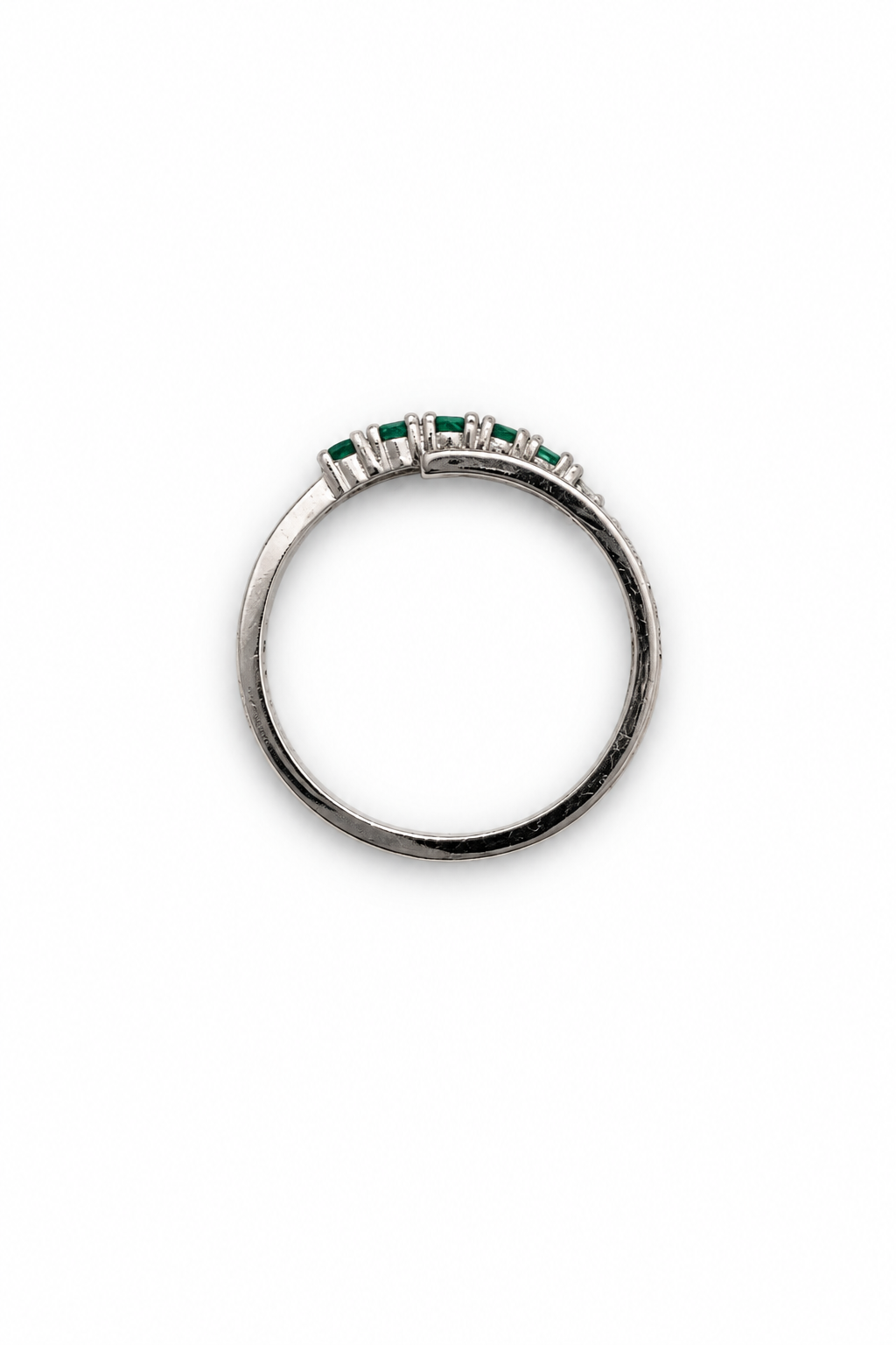 Emerald Glow Adjustable Ring