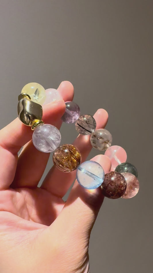 Multi-Crystal Energy Bracelet